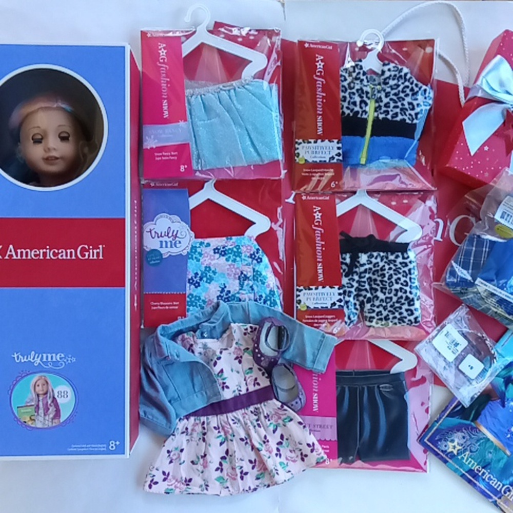 American Girl Doll, Clothes And Accessories Bundle